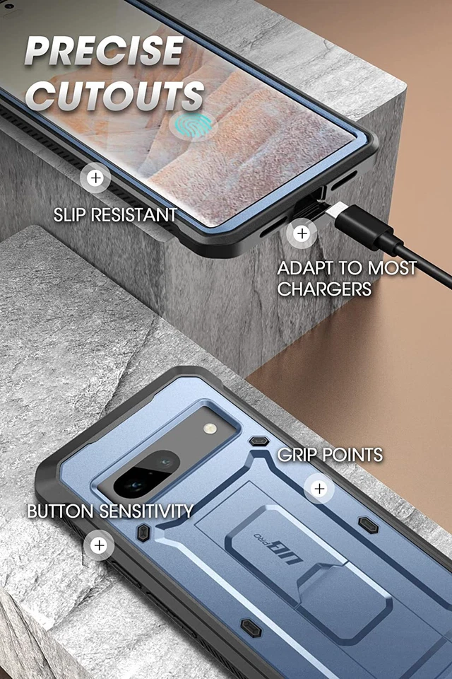 For Google Pixel 7, SUPCASE Dual-Layer Shock-Absorbing Frame Case + Screen Cover - Image 4 of 4