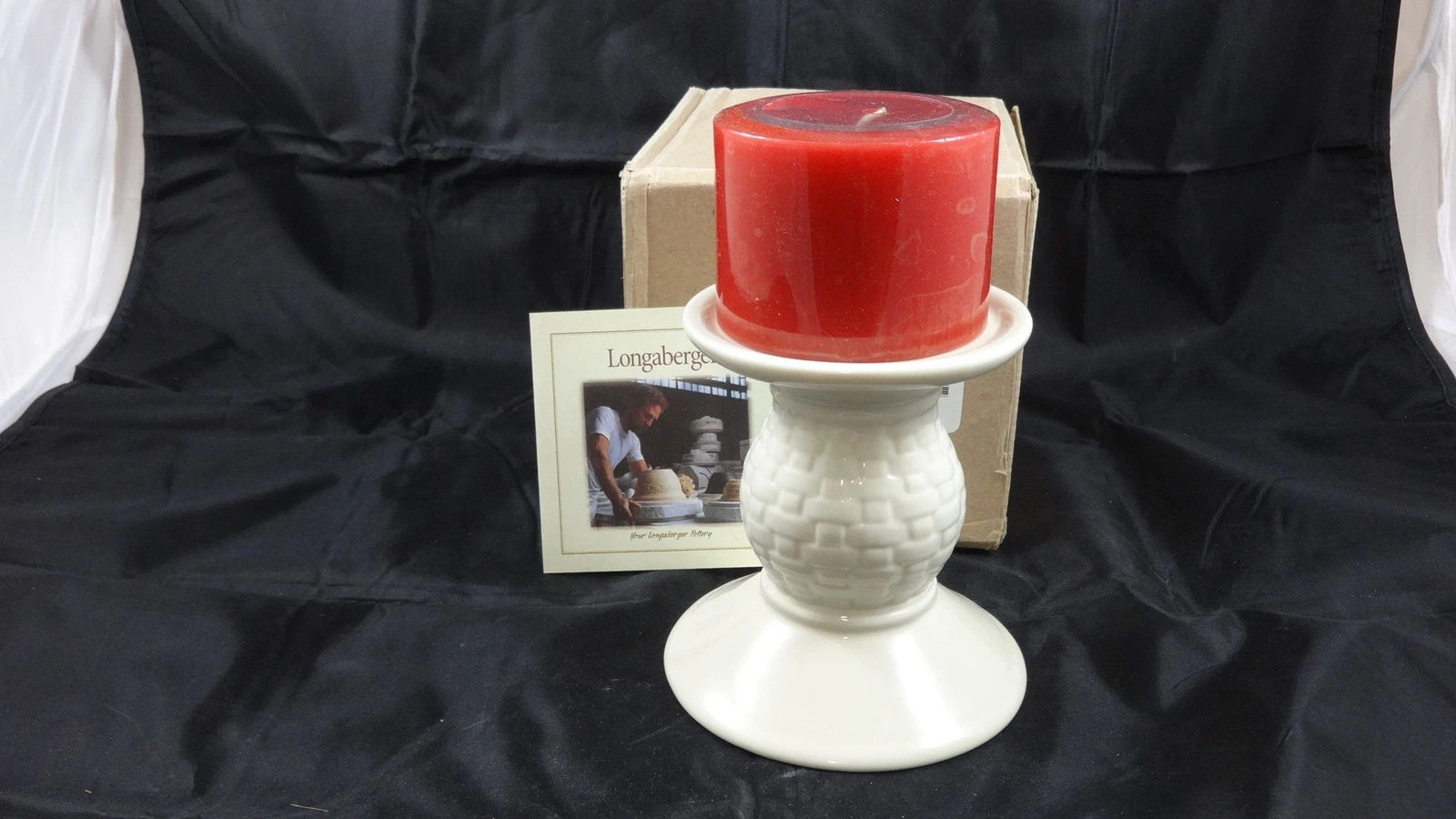 Longaberger Woven Traditions Candle Holder - Thumbnail 2