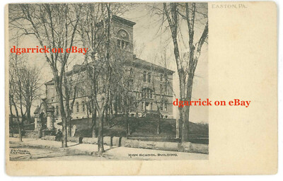 High School Easton Pennsylania postcard E. D. Vogel 