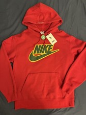 supreme nike leather applique hooded
