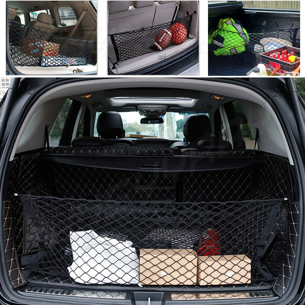 Trunk Rear Seats Envelope Style Cargo Net for VOLVO V60 V 60 2013