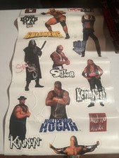 WCW Large Stickers Hogan Goldberg Sting Luger DDP Steiner