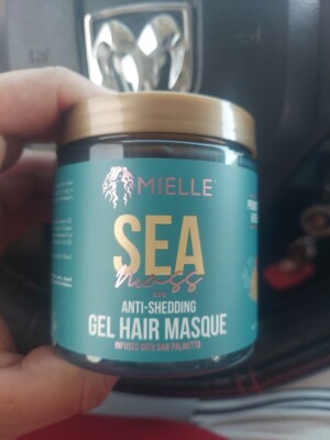 6 X Mielle Sea Moss Anti-Shedding Gel Hair Masque infused w/ Saw Palmetto 8 Oz.