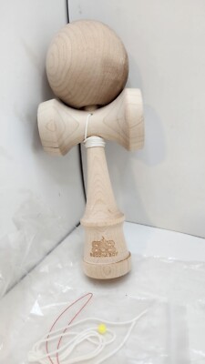 Kendama 7'' Japanese Wooden Skill Toy Buddha Boy Multicolor See Pics