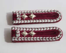 Schulterstücke Oberlöschmeister FW Uniform Freiwillige Feuerwehr Sachsen-Anhalt