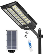 Gefolly SL-8200W Solar Street Light Outdoor 780000LM Wide Angle Commercial Pa...