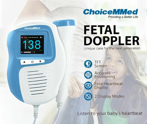 ChoiceMMed MD800 3.0MHz Baby Fetal Doppler White for sale online eBay