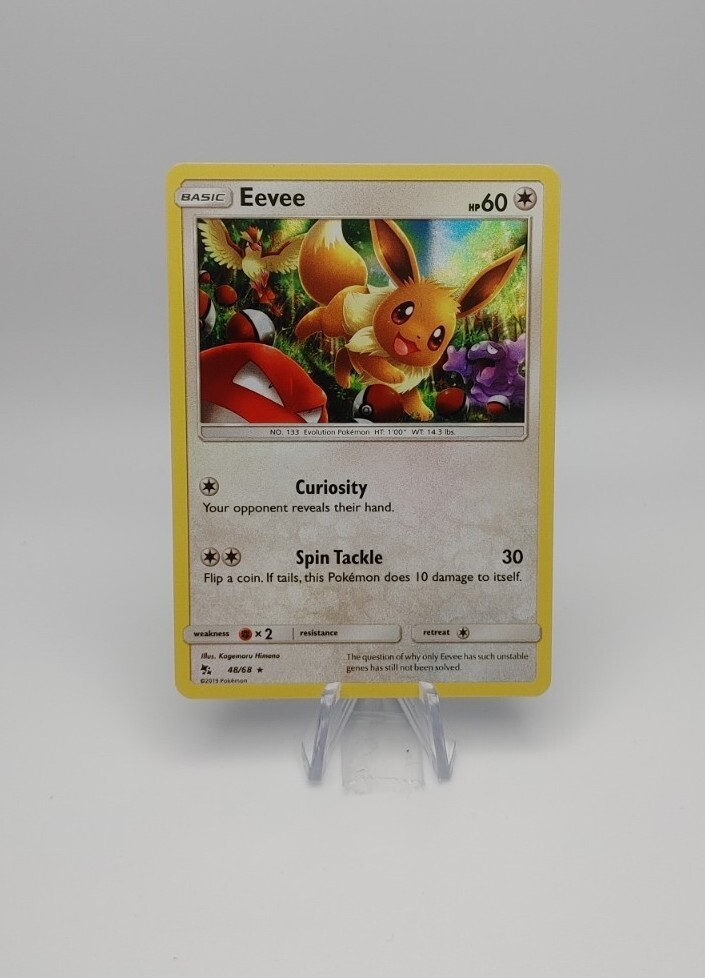 Pokémon Hidden Fates Eevee Holo Rare 48/68 NM