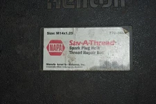 HeliCoil NAPA 14mm Spark Plug Hole Thread Repair Kit 770-3408 Size M14 x 1.25mm