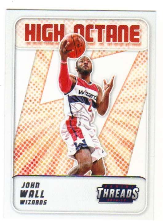 2016-17 Panini Threads High Octane Insert #22 John Wall Wizards