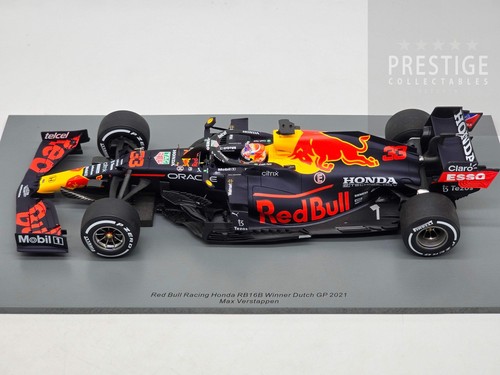 Spark 2021 Red Bull RB16B Formula 1 F1 Winner Dutch GP Verstappen 1:18 - New - Picture 5 of 15
