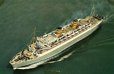 Holland America Line SS Nieuw Amsterdam Ship Vintage Postcard B94