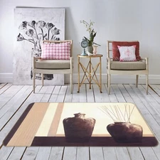 3D Vintage Style Clay Pot ZHUA877 Game Non Slip Rug Mat Photo Carpet Amy