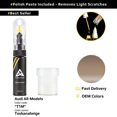 Touch up Paint for Audi All Models Code: T1M Toskanabeige