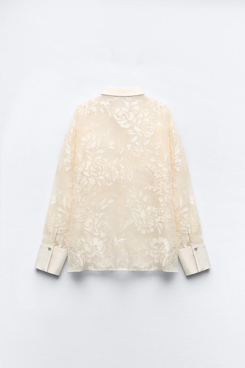 【JAPAN MADE】sheer velour tee ホワイト White Tulle Top Sheer Turtleneck Top High Neck Transparent