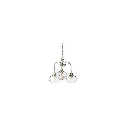 Quoizel TRG5103BN 3-Light Trilogy Dinette Chandelier in Brushed Nickel - Picture 7 of 7