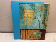 RSVP SYMPATHY GREETING CARD New with Envelope   Time passes by memories last..."
