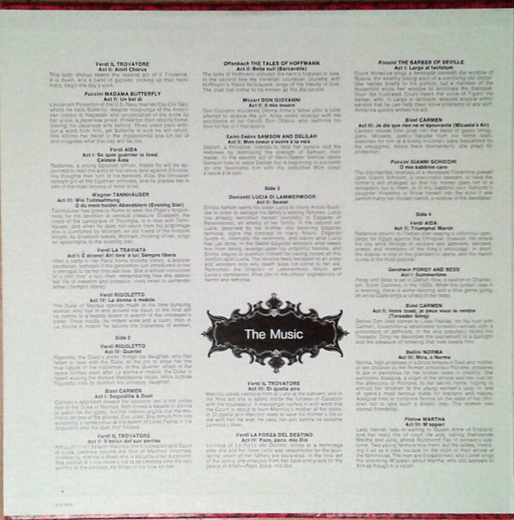 Various - Opera's Greatest Hits (2xLP, Comp) | eBay