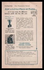 1931 Clamp Swing Pricing Co. Style W And Swinging S Alameda California Print Ad