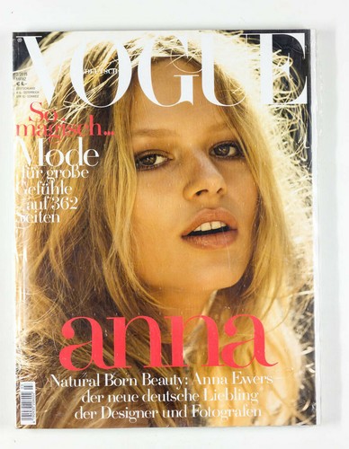 Anna Ewers Mode - Sealed March 2015 GERMAN VOGUE MAGAZINE DEUTSCH GERMANY RARE