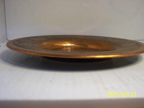 Vintage Jerusalem Wailing Wall Copper Plate/Tray Plaque Judaism Jewish Hebrew - Picture 6 of 6