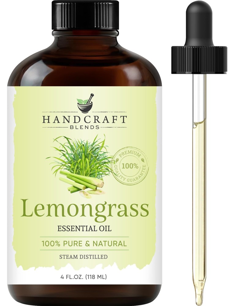 Lemongrass Essential Oil,100% Pure & Natural,Premium Grade, 4 Fl Oz for Diffuser
