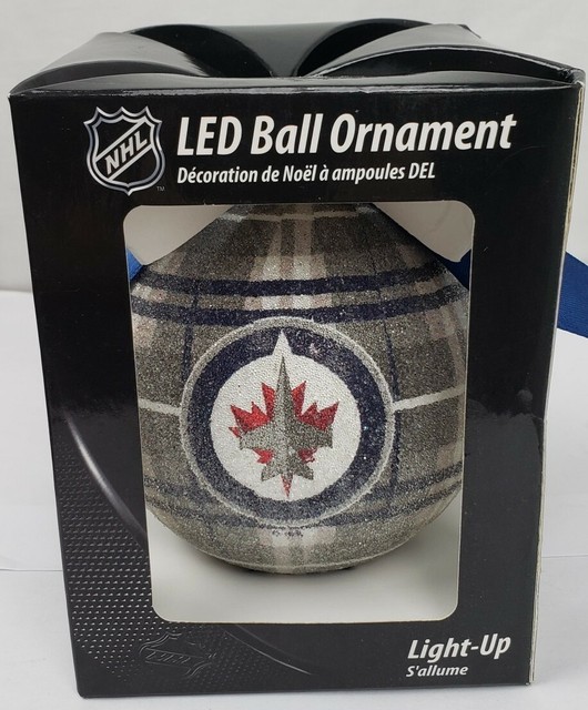 🏒Winnipeg Jets 100 LED Ball Ornament eBay