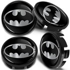 65mm Alloy Wheel Centre Caps Hub Center Rims 3B7601171 / 6U7601 171 Silver Black