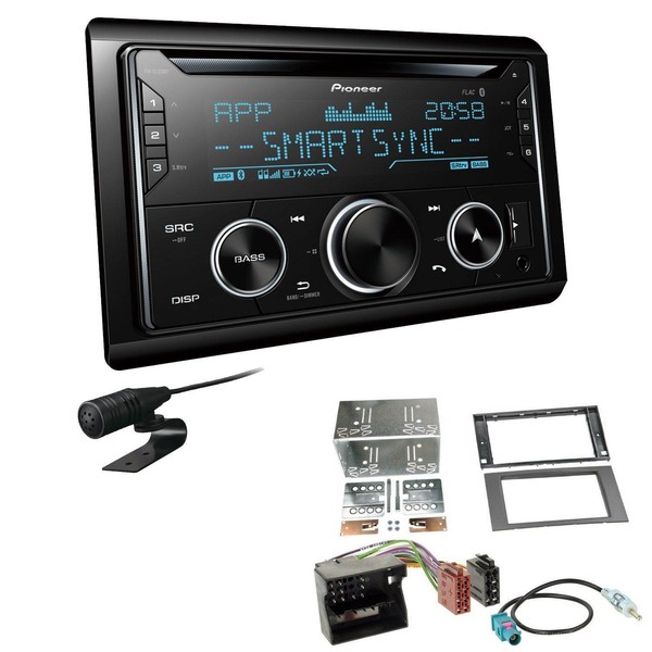 Pioneer Autoradio Bluetooth USB Einbauset FüR Ford Transit 2006-2013 Anthrazit-image
