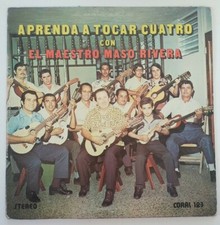 Aprenda a Tocar Cuatro Con El Maestro Maso Rivera CORAL CLP - 123 VG LP #790