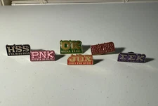 Monsters University Fraternity Sorority HSS PNK OK JBX ROR EEK - 6 Fantasy Pins