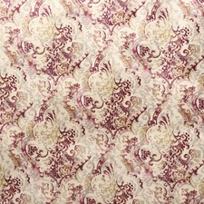 Damsel Damask Velvet Mulberry Fabric 137cm Beaumont Curtains Blinds Upholstery