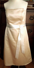 NEW FULLY LINED IVORY BILL LEUKOFF CLASSICS STRAPLESS COCKTAIL PARTY DRESS 10