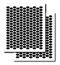 2 PACK Mylar Camo Stencils Camouflage Gun Paint Cerakote mask FISH Scales Camo