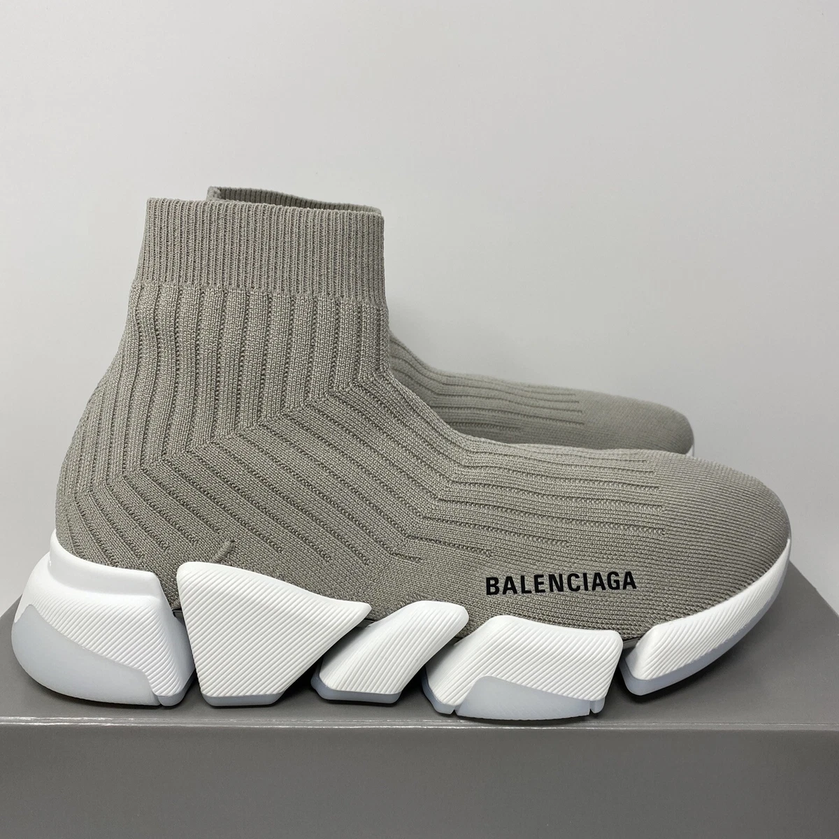 Balenciaga speed hotsell grey