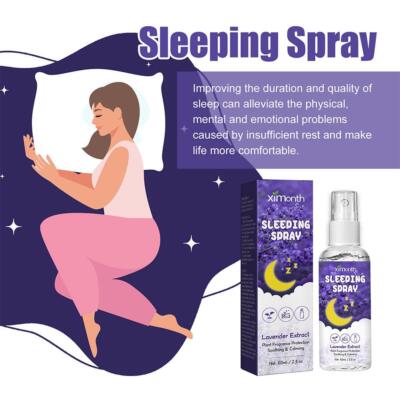 Lavendel ätherisches Öl Kissen Schlaf Spray Nebel Duft Aromatherapie G5Y8