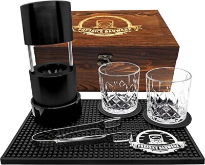 Pressice Barware Ice Press Kit - 2.3'' Fast Ice Ball Maker