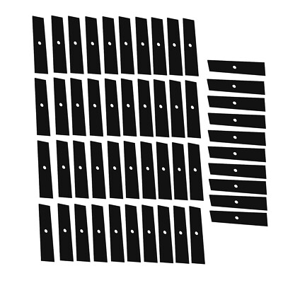 50PK Mclane 10'' x 2'' with 1/2'' Center Hole Edger Blade Replaces part 2059