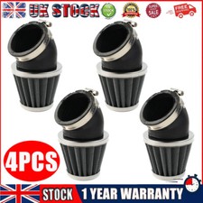 4x 50mm Universal Air Filter Pod Cone Cleaner Motorcycle for Honda Yamaha Suzuki