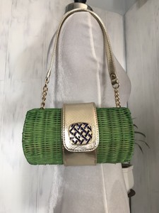 lilly pulitzer gold purse