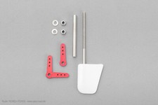 Aeronaut 702410 Rudergarnitur 40x33mm Ruder Schiffsruder