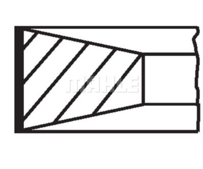 MAHLE ORIGINAL Piston Ring Kit 227 33 N0
