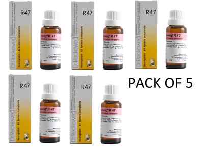 Dr. Reckeweg R47 Drops 22ml x 5 | Relief in Hysteric Complaints | Free Ship