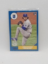 2022 Topps Series 1 1987 Blue Border Jackson Kowar Kansas City Royals #T87-28 