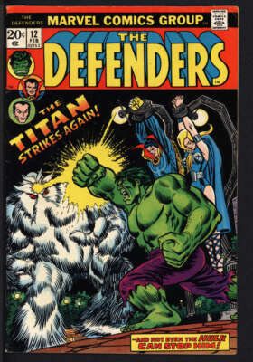 DEFENDERS #12 5.0 // MARVEL COMICS 1974