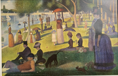 Georges Seurat, Ein Sonntagnachmittag auf La Grande Jatte, seltene frühe Lithographie
