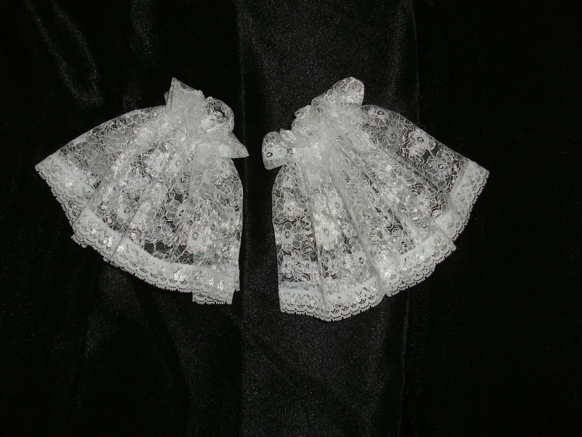 Camisa victoriana con volantes cortos puños de encaje volantes georgiana eduardiana 2 colores