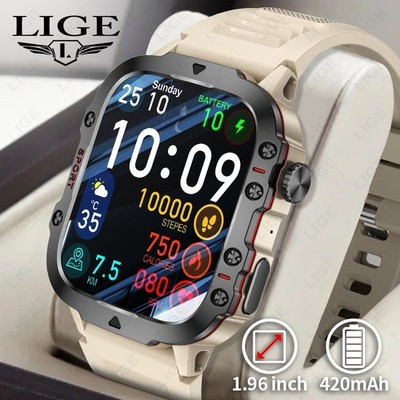 Smartwatch Damen Herren mit Telefonfunktion Fitness Bluetooth Anrufe Geschenk