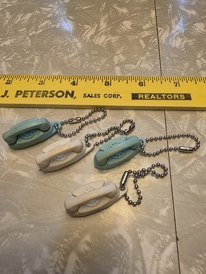 * Vintage Plastic Princess Rotary Phone Keychain Lot Of 4 Lowest Price On Ebay *