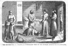 INSURRECTION IN POLAND Russian Authorities in Lithuania - Antique Print 1863